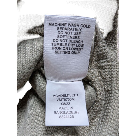 Right Of Way Mens Green Kangaroo Zip Pocket Hoodie Size Large - Picture 7 of 11